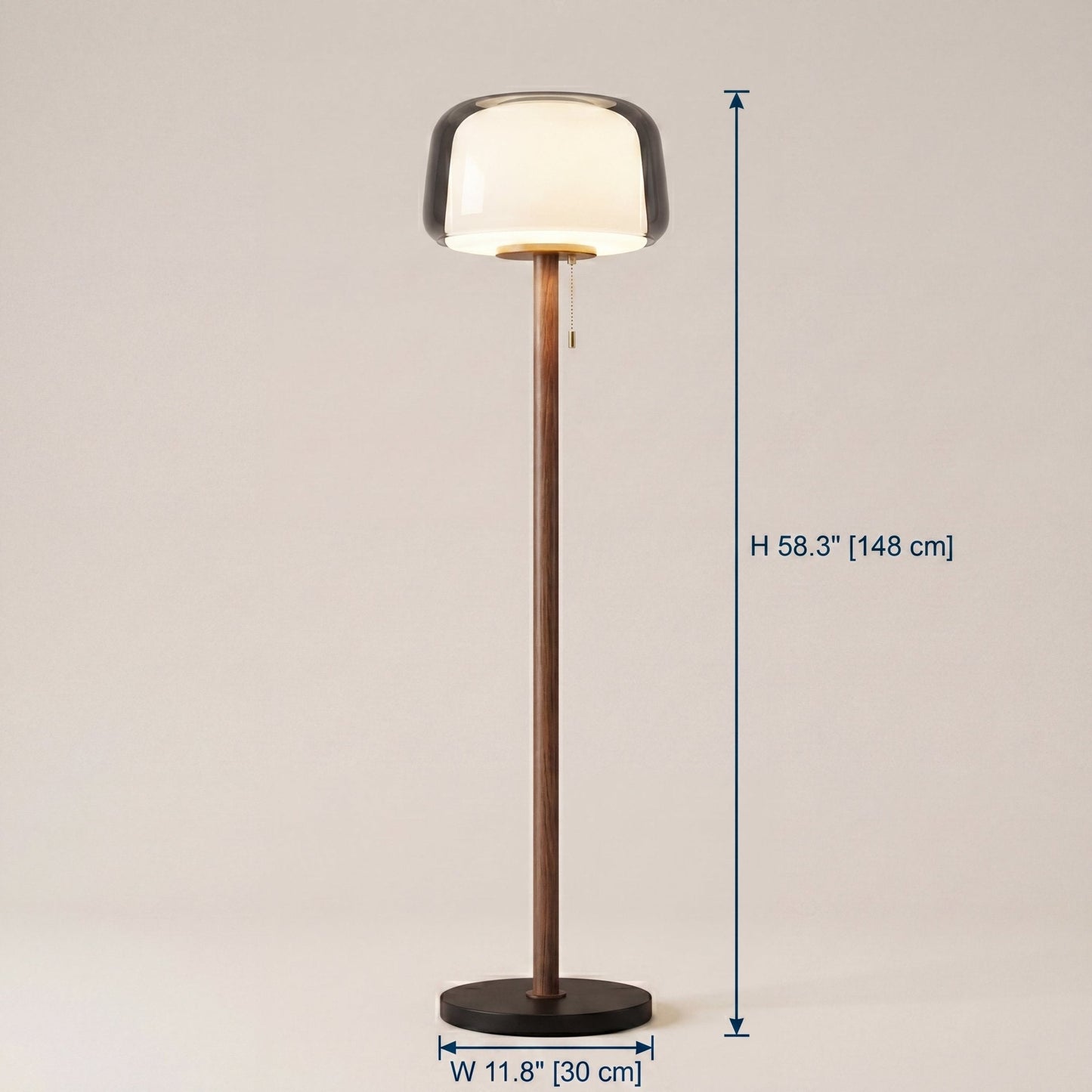 Aura Hand-Blown Glass Table Lamp