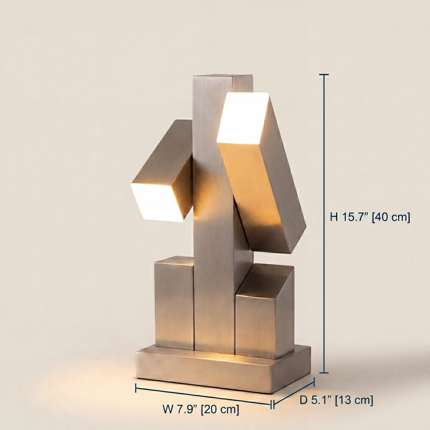 Citadel Brutalist Steel Table Lamp