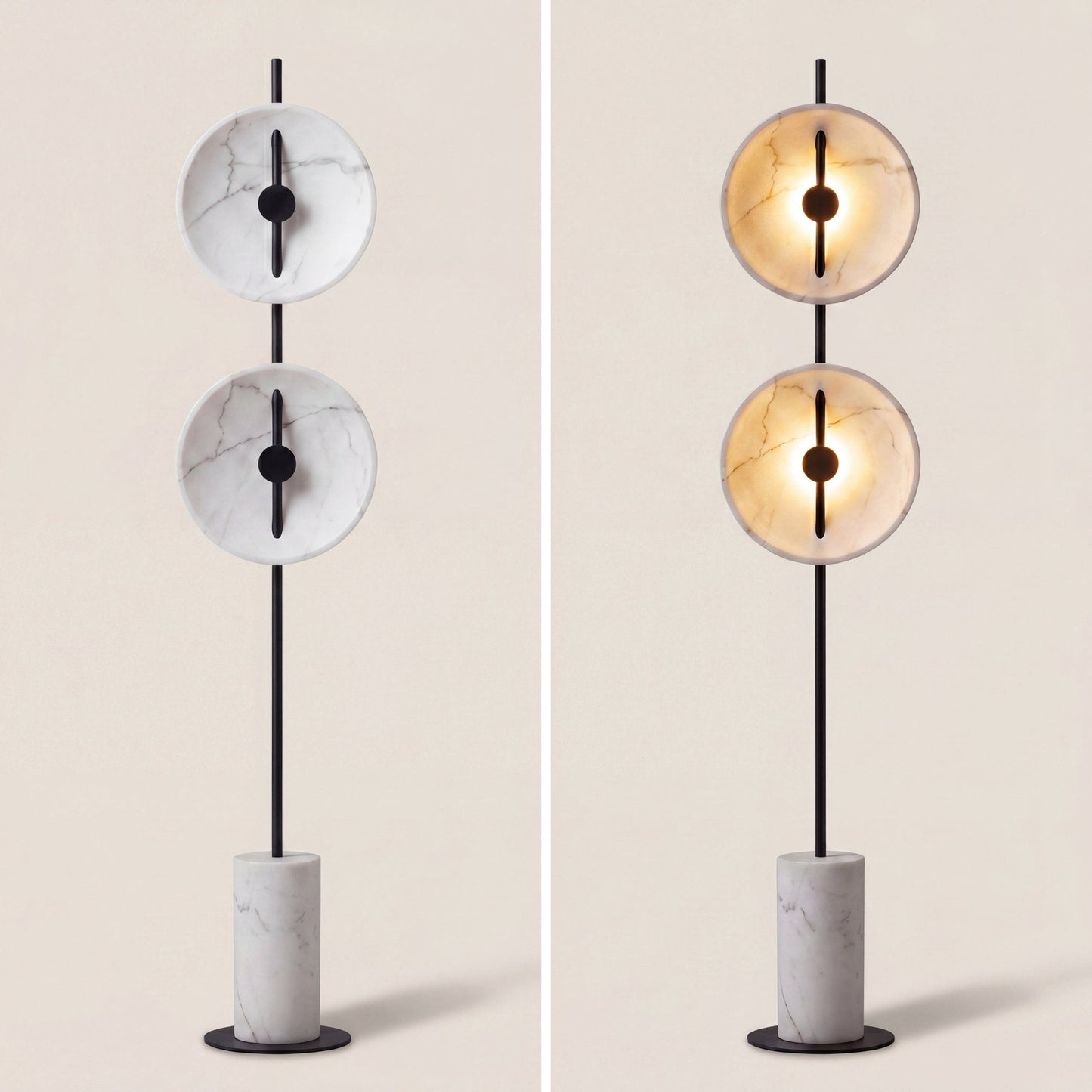 Lunar Eclipse Ceramic Floor Lamp