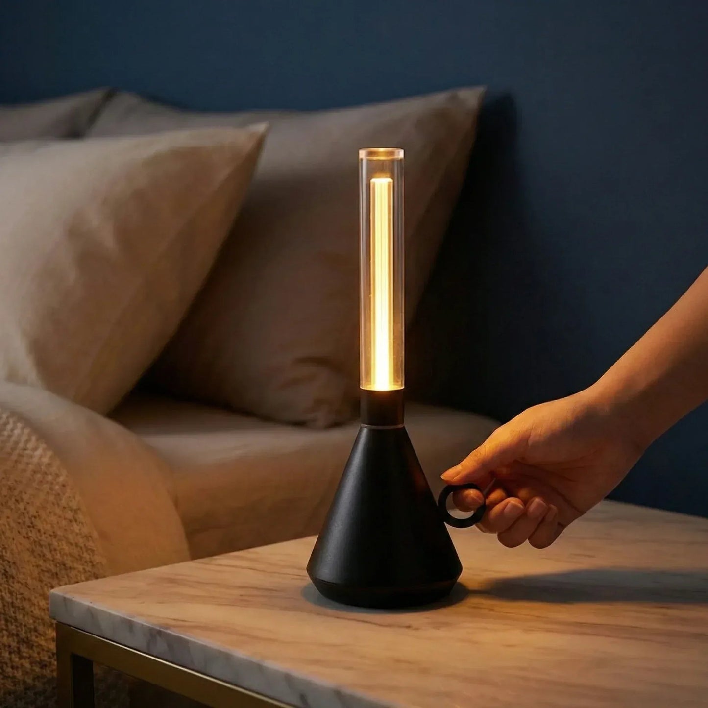 Wick Cordless Chamber Candle Lamp