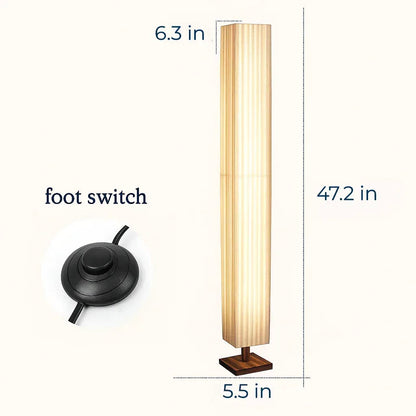 Solo Bamboo Column Floor Lamp