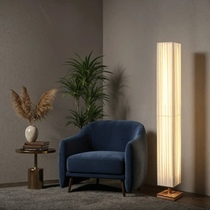 Solo Bamboo Column Floor Lamp