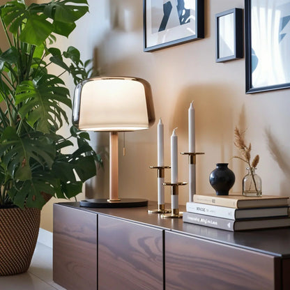 Aura Hand-Blown Glass Table Lamp
