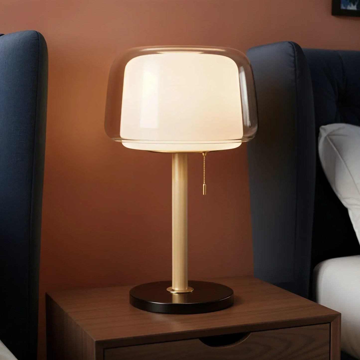 Aura Hand-Blown Glass Table Lamp