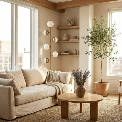 Calyx Gold Globe Sculptural Lamp