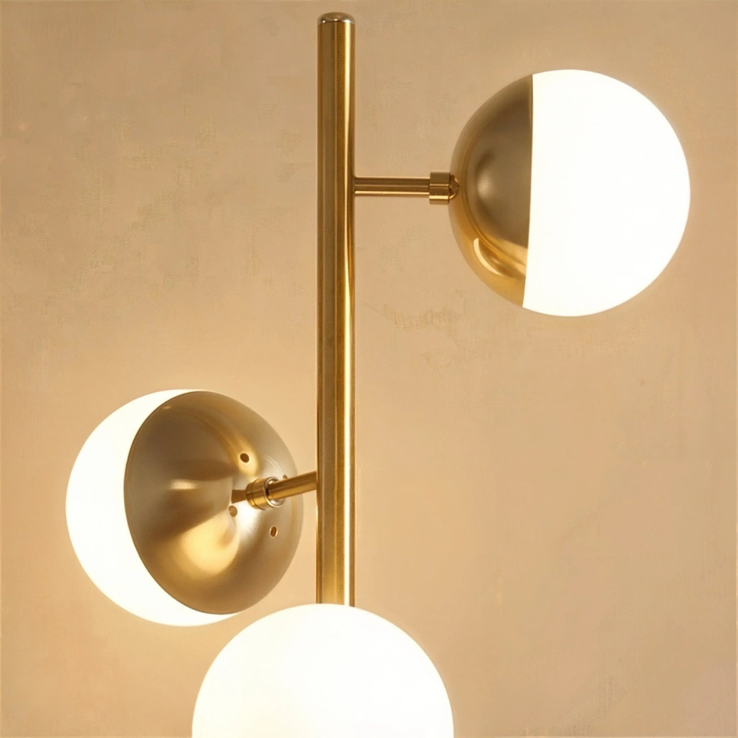 Blossom Gold Branch Glass Globe Lamp