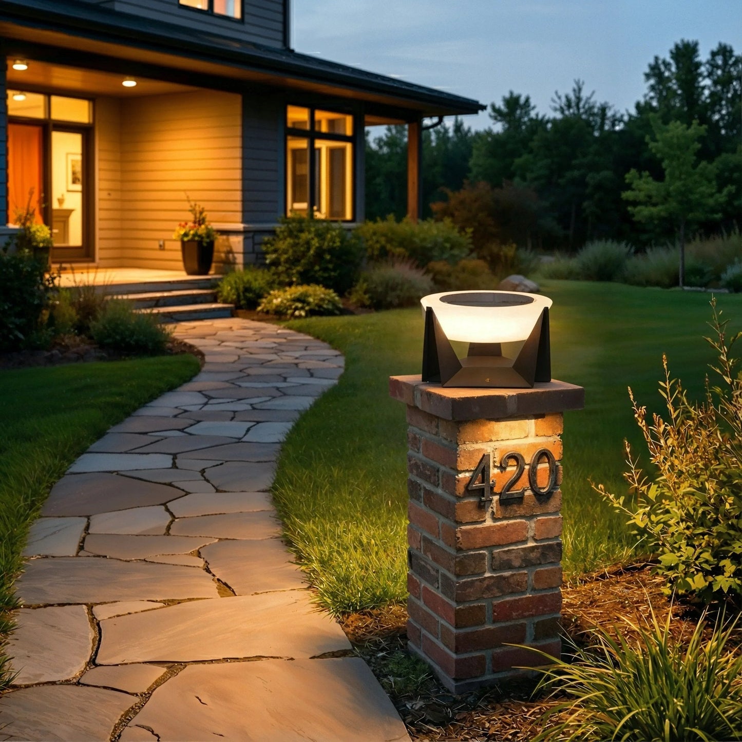 Sentinel Solar Glow Bowl Lamp