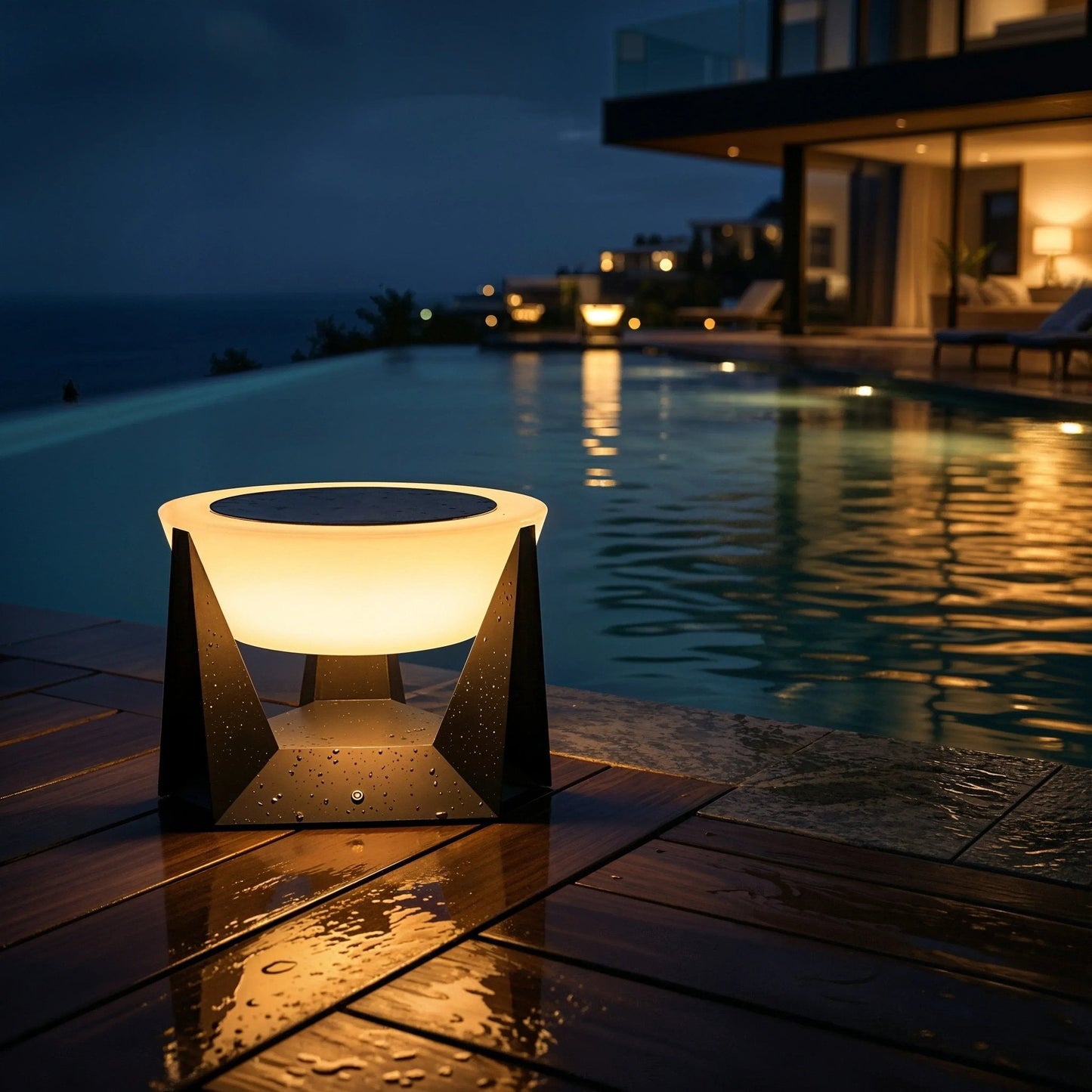 Sentinel Solar Glow Bowl Lamp
