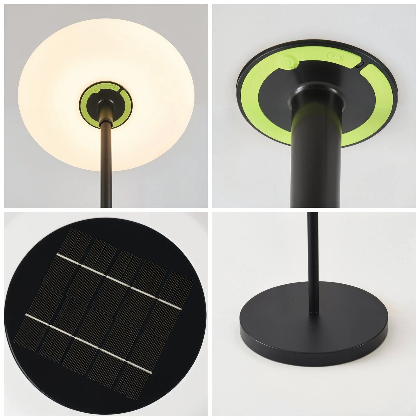 Hybrid Glow Solar Floor Lamp