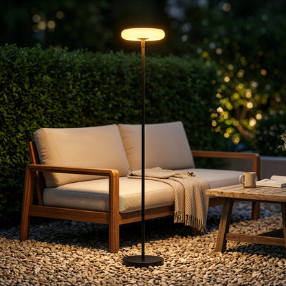 Hybrid Glow Solar Floor Lamp