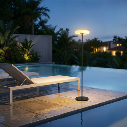 Hybrid Glow Solar Floor Lamp