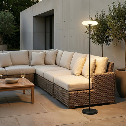 Hybrid Glow Solar Floor Lamp