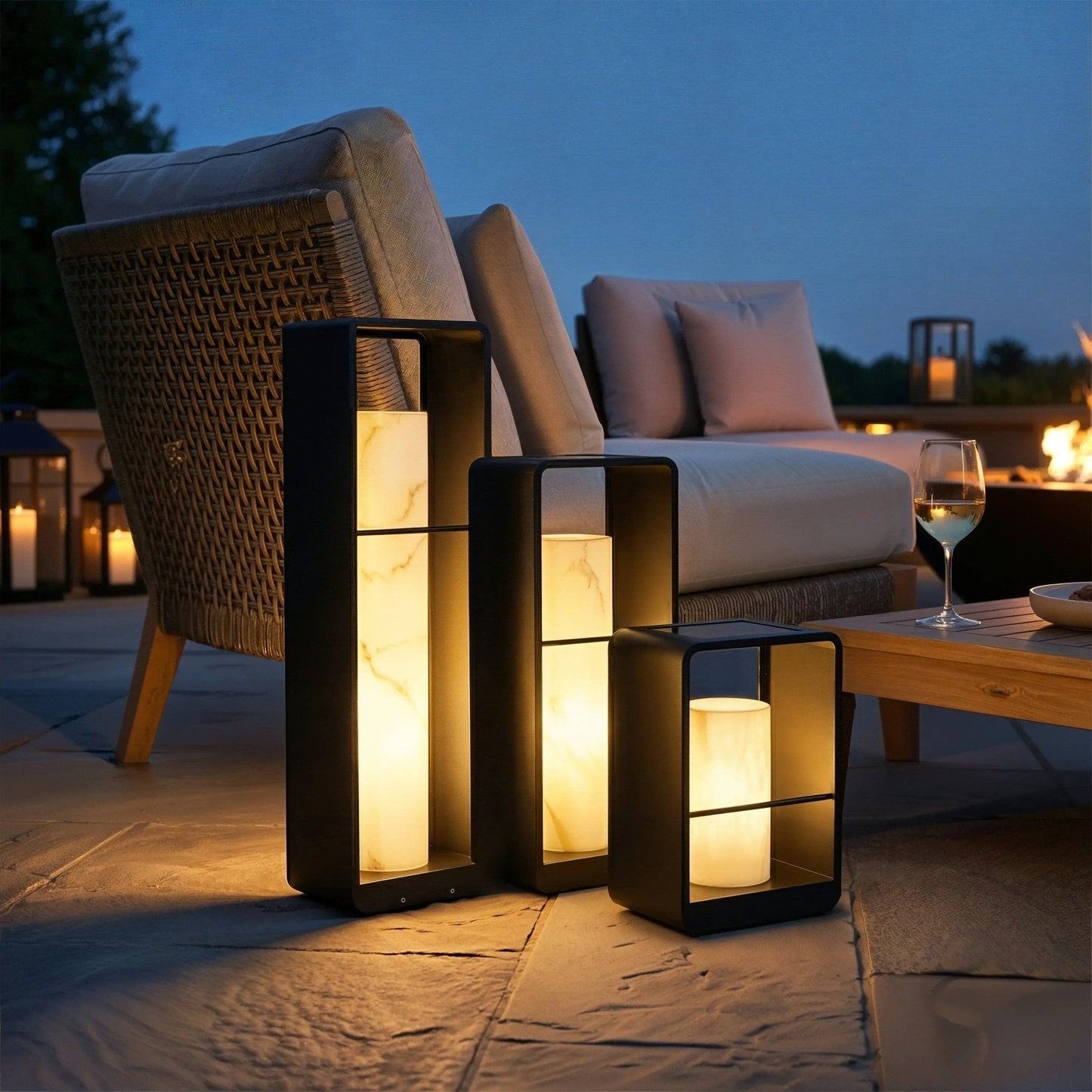 Frame Series Solar Pathway Light