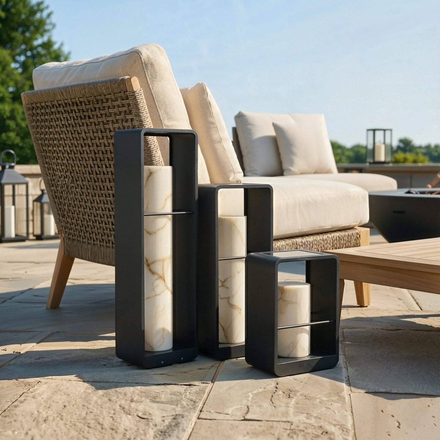 Frame Series Solar Pathway Light
