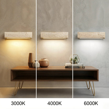 Travertine Slab Outdoor Beam Light