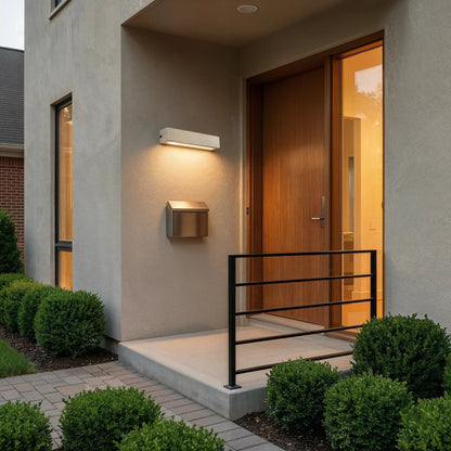 Travertine Slab Outdoor Beam Light