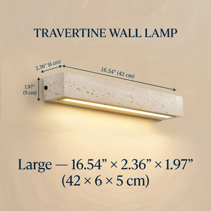 Travertine Slab Outdoor Beam Light