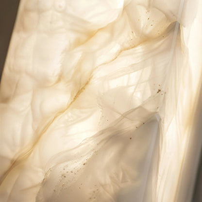 Petra Linear Marble Copper Wall Light