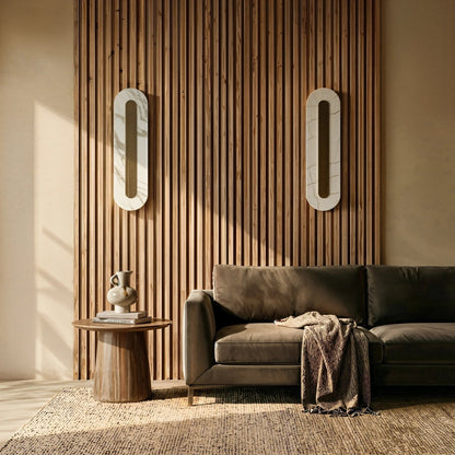 Petra Capsule Marble Wall Light