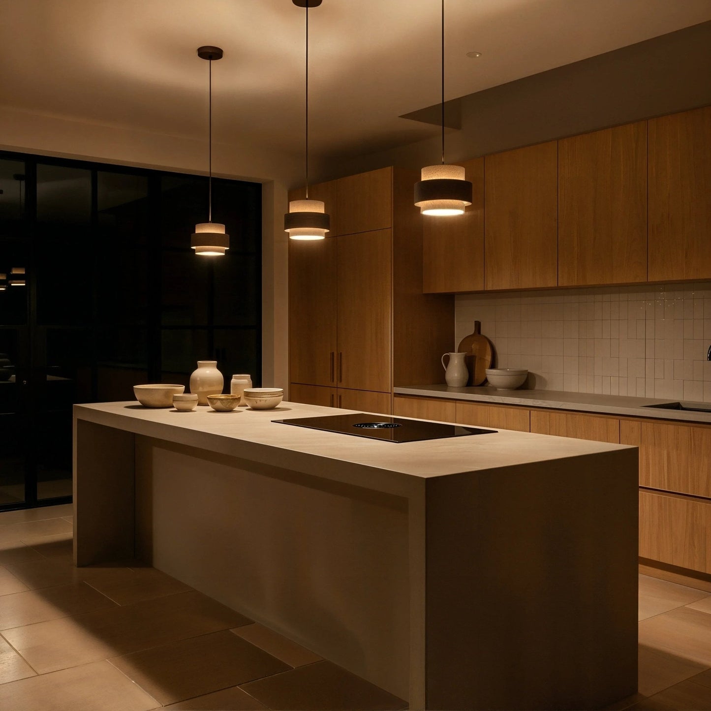 Lithos Stone Pendant Light
