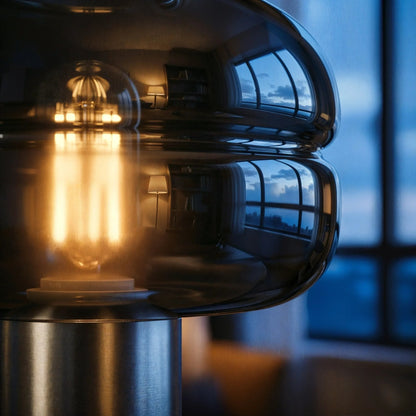 Graphite Mushroom Desk Lamp