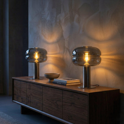 Graphite Mushroom Desk Lamp