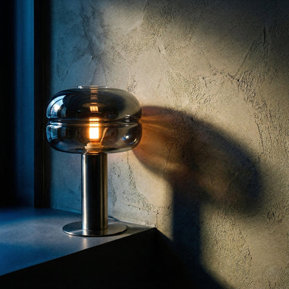 Graphite Mushroom Desk Lamp