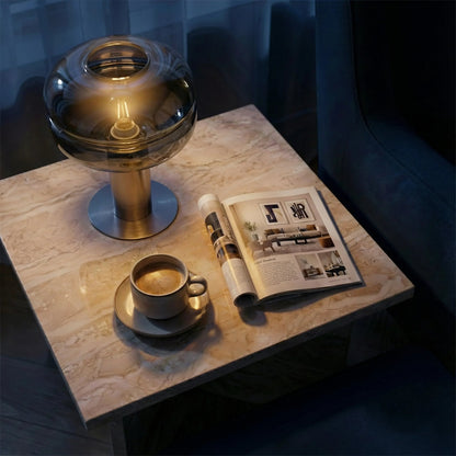 Graphite Mushroom Desk Lamp