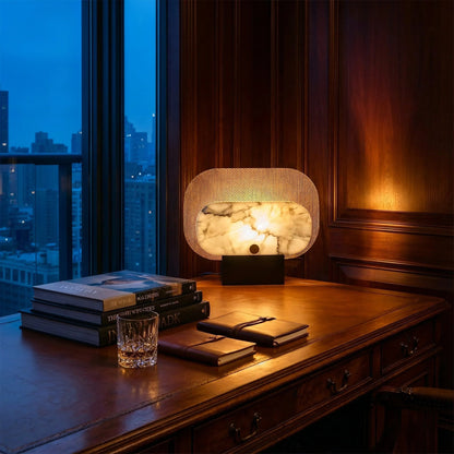 Veil Marble Glow Table Lamp