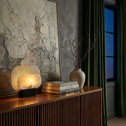 Veil Marble Glow Table Lamp