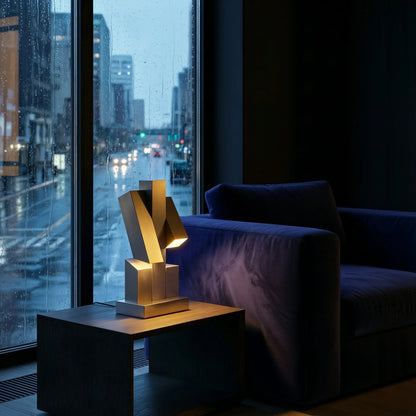 Citadel Brutalist Steel Table Lamp