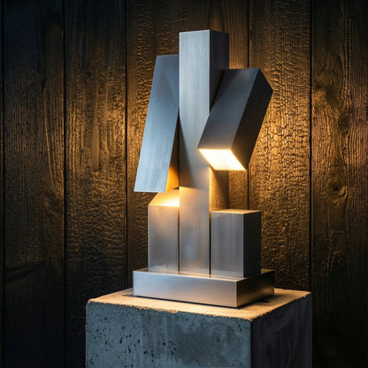 Citadel Brutalist Steel Table Lamp