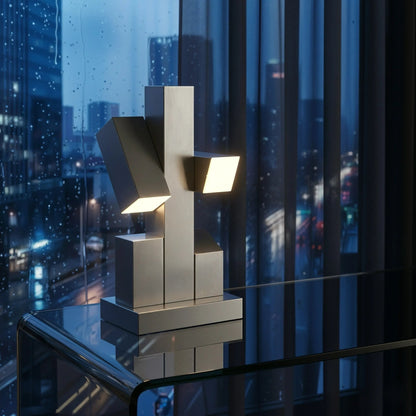 Citadel Brutalist Steel Table Lamp