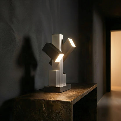 Citadel Brutalist Steel Table Lamp