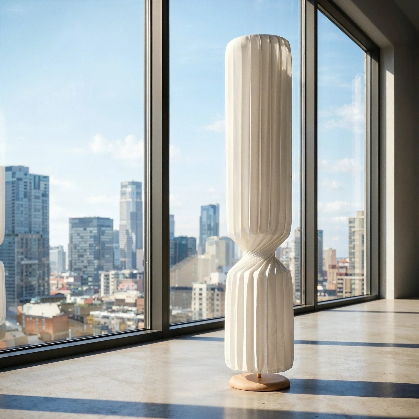 Vespera Pleated Column Floor Lamp