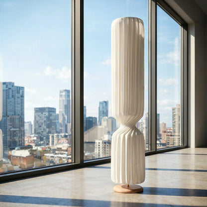 Vespera Pleated Column Floor Lamp