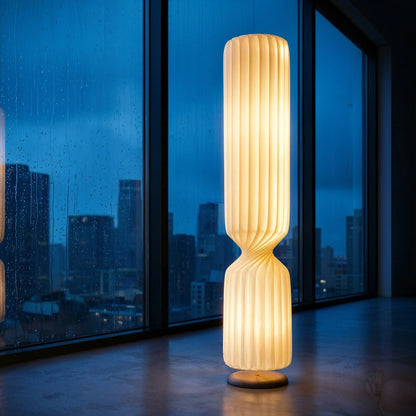 Vespera Pleated Column Floor Lamp