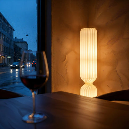 Vespera Pleated Column Floor Lamp