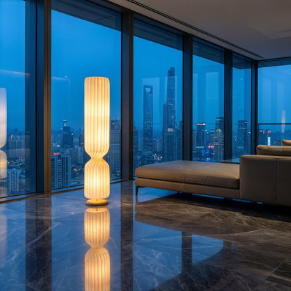 Vespera Pleated Column Floor Lamp