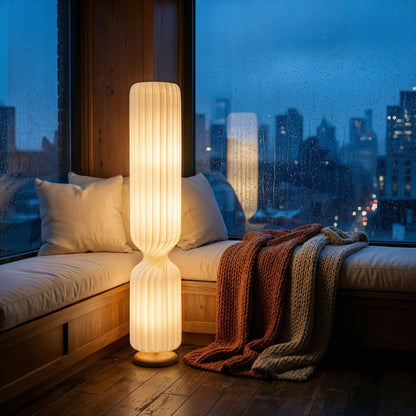 Vespera Pleated Column Floor Lamp