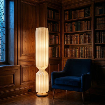 Vespera Pleated Column Floor Lamp