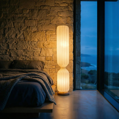 Vespera Pleated Column Floor Lamp