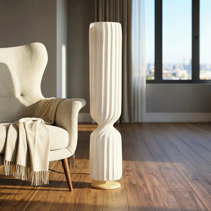 Vespera Pleated Column Floor Lamp