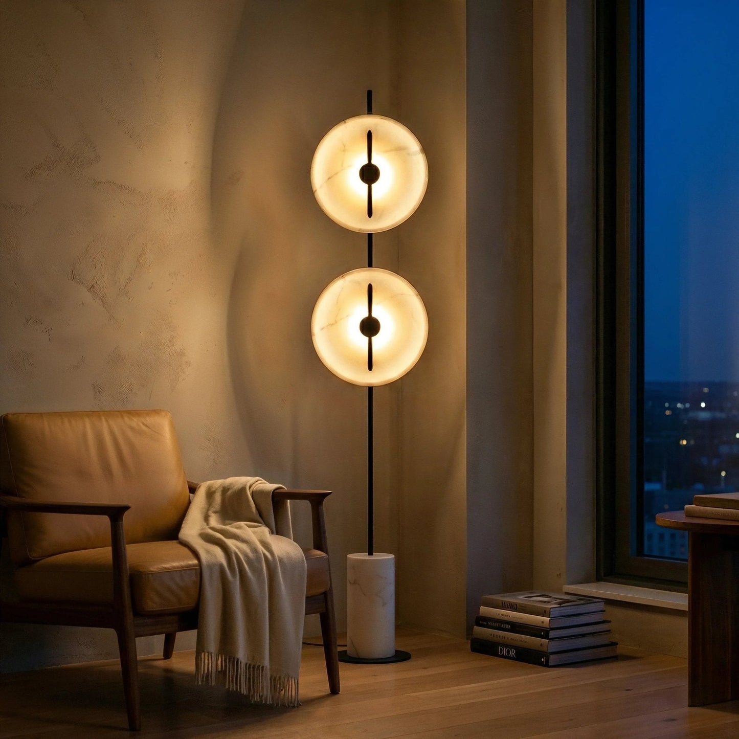 Lunar Eclipse Ceramic Floor Lamp