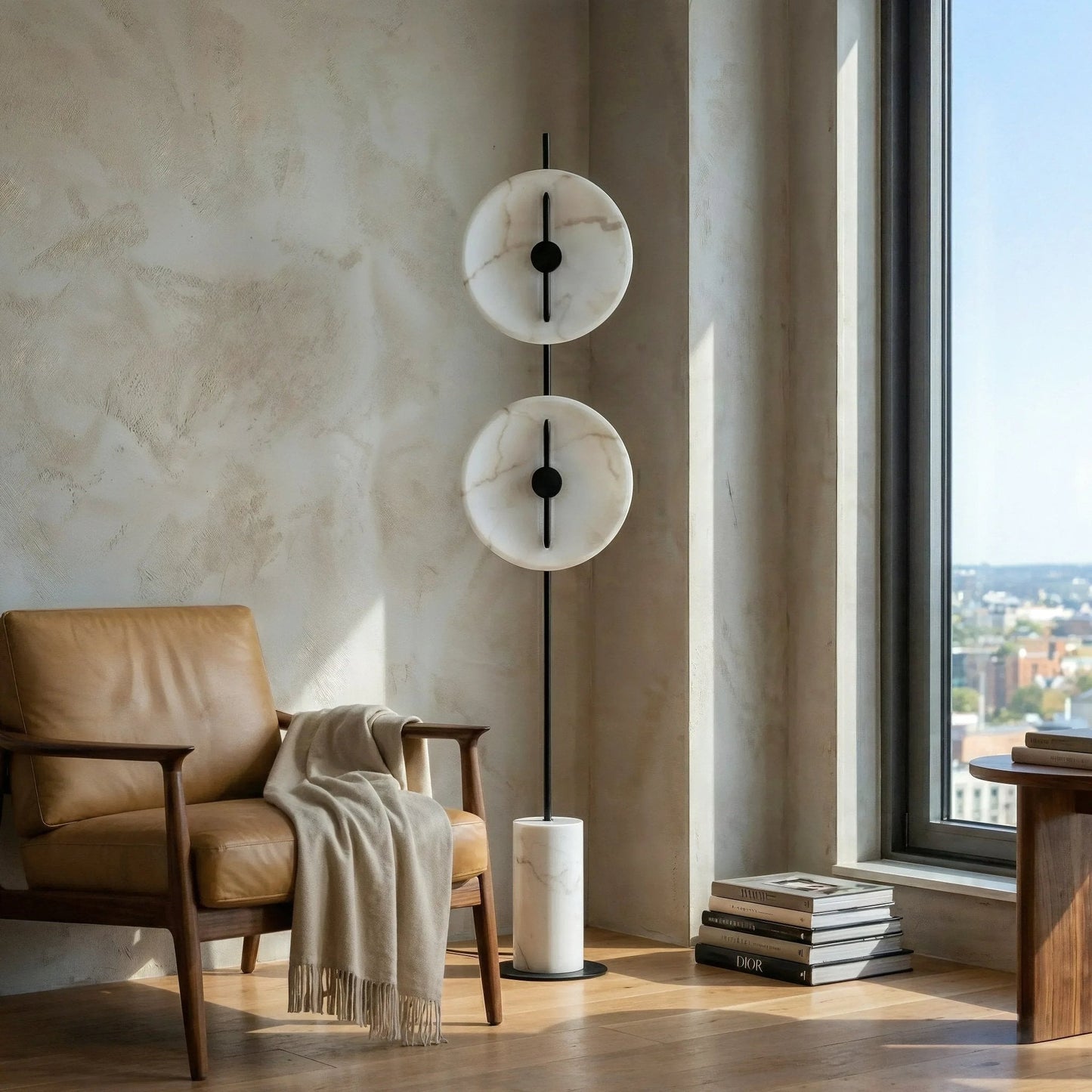 Lunar Eclipse Ceramic Floor Lamp