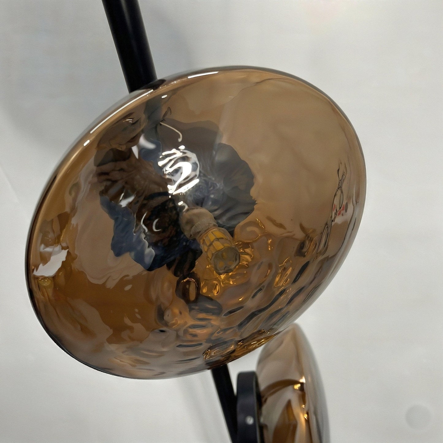 Mirage Hammered Glass Floor Lamp