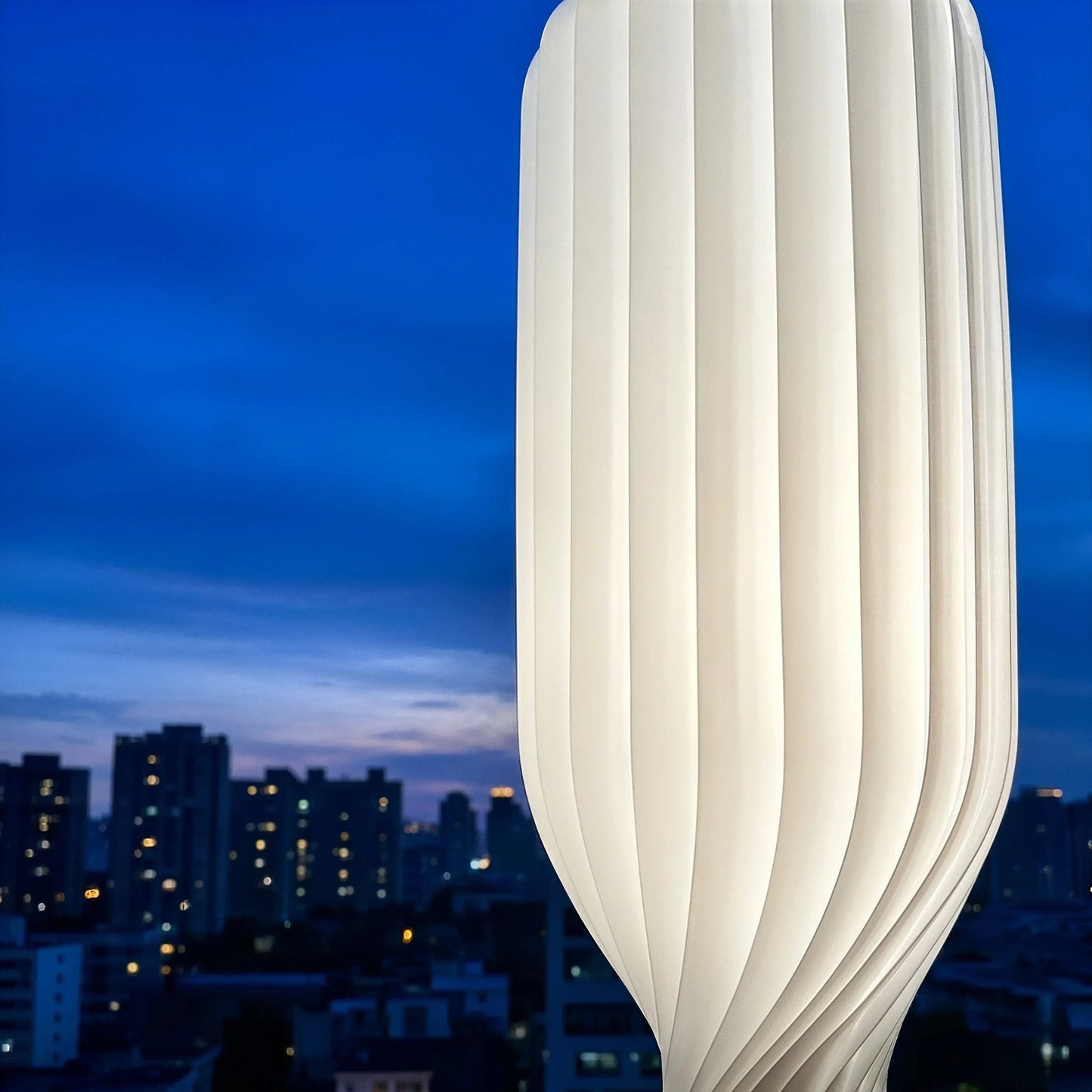 Vespera Pleated Column Floor Lamp