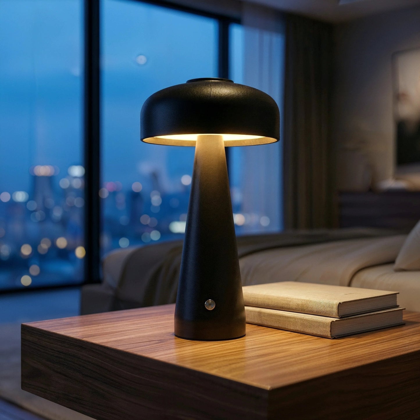 Hush Cordless Conical Lamp
