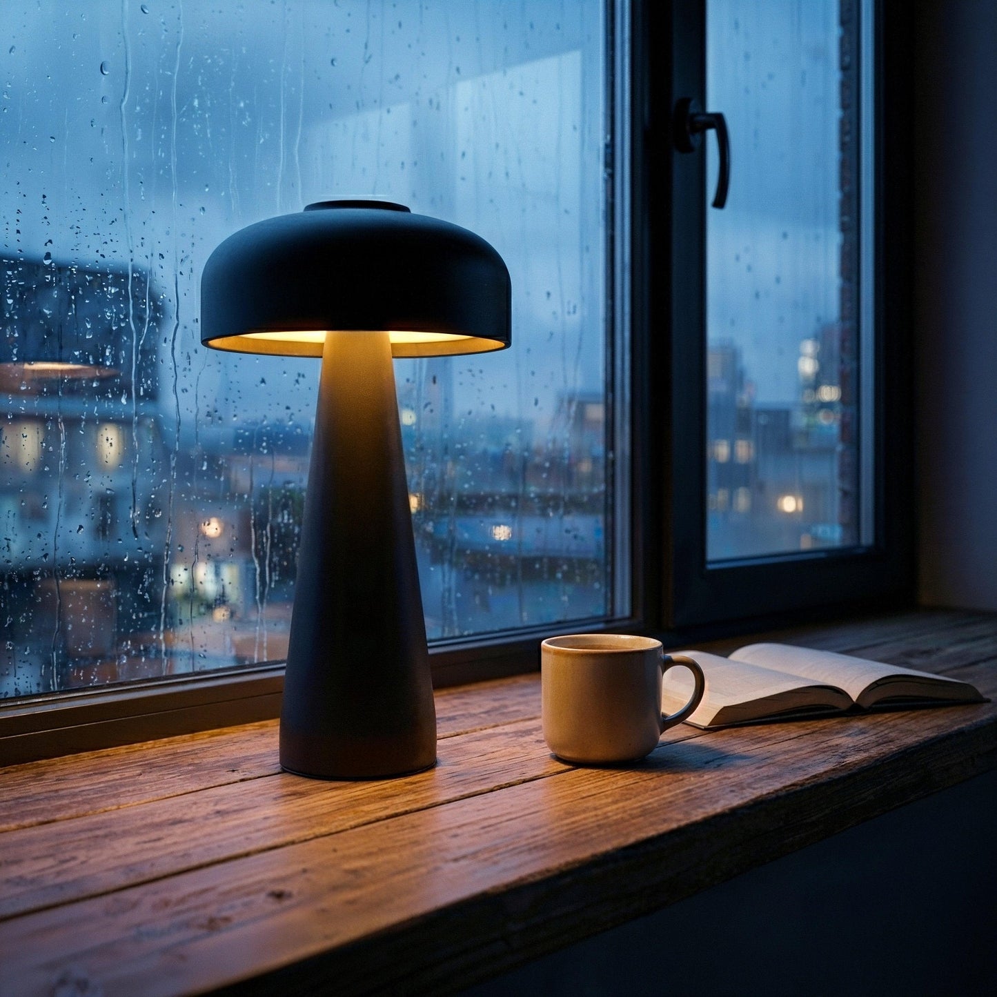 Hush Cordless Conical Lamp