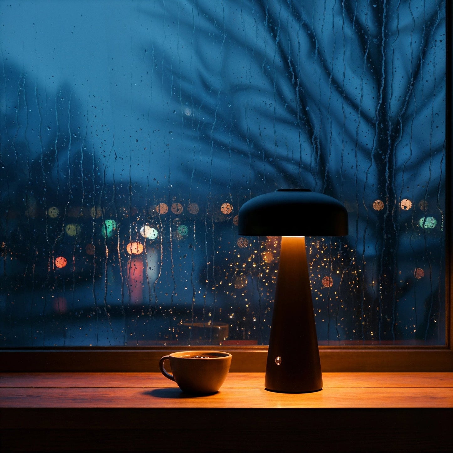 Hush Cordless Conical Lamp